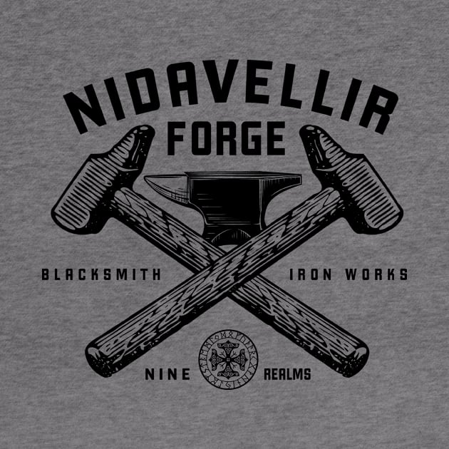 Nidavellir Forge by MindsparkCreative